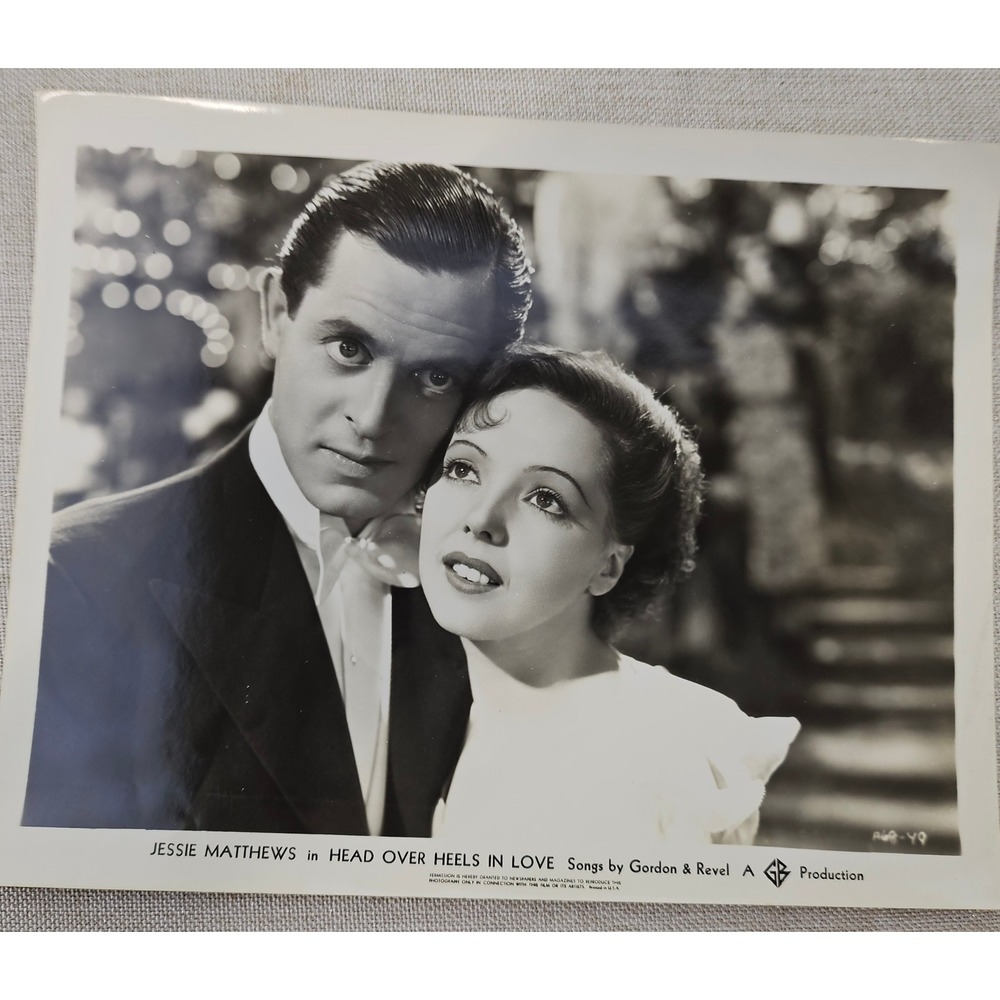 Gaumont British Head Over Heels in Love Jessie Matthews Movie Still 8x10 Vintage
